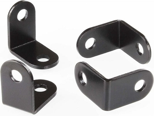 20 pieces - Corner connections - corner anchor - corner connectors - fixed bracket - corner bracket - 26x26 MM - iron - black - 90 degrees - Including screws