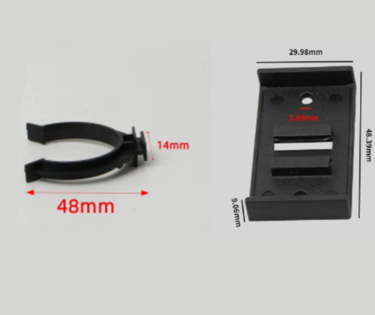 10 pieces - Skirting clips - Furniture clamps - Kitchen plinth hooks - Kitchen plinth clips - For kitchen frames mounting - Black - plastic - For cabinet legs with a diameter of 3.9 cm - For sofa, table, bed, cabinet