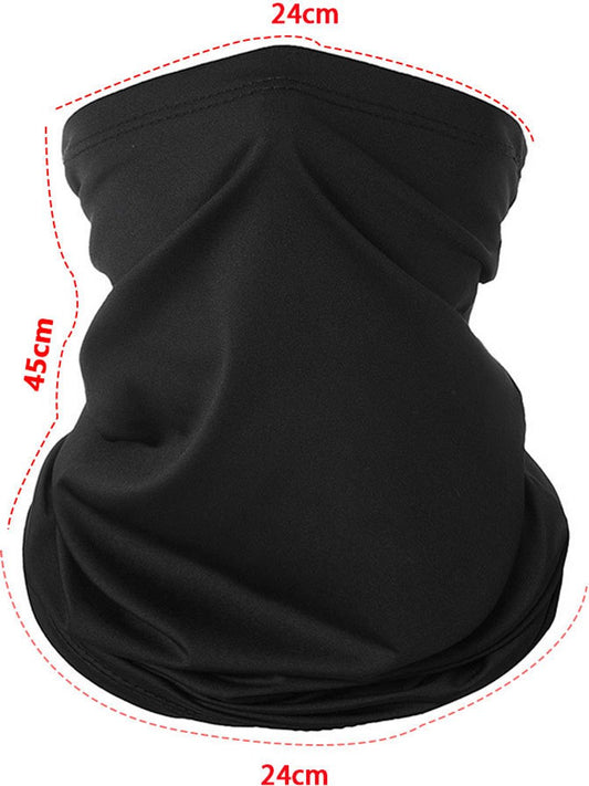Pieces Neck Scarf - Face Shield - Thin Material for Sports - Multifunctional Neck Warmer - Polyester - Cycling Bike Running Scarf - Unisex - Size One Size