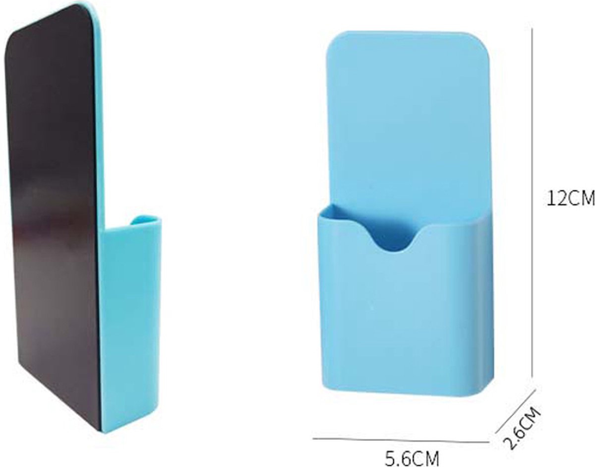 2 Pcs Magnetic Pen Holders, Magnetic Dry Erase Marker Holders, Magnetic Pencil Holders for Fridge, Whiteboard Marker Holder for School, Office, Home, Magnetic Marker Organizer, White - 5.6*12cm