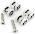Set of 2 rollers for sliding glass doors