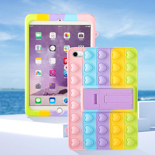 Case for iPad Air 2/iPad 6/ Pro 9.7\" Cartoon Funny Kawaii Cute Silicone Fun Cover Stylish Fashion Unique Design Fidget for Kids Case.