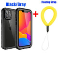 Waterproof Case for iPhone 15 14 13 12 11 Pro Max XS XR 8 7 Transparent Protection Diving Swimming Outdoor Compatible with iPhone 14 Pro Max.
