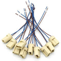 G9 Lamp Holder 10 pcs Ceramic Base Socket Light Bulb Holder