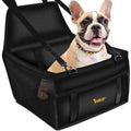 Pet Car Seat for Dogs and Cats - Black
