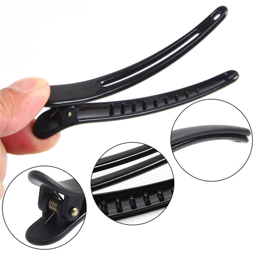10 Pcs Black Professional Hair Clips