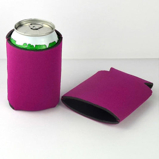 10pcs Neoprene Beer Can Coolers Drink Bottle Holders Insulation Sleeve.