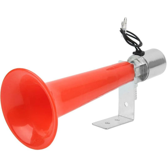 180dB Universal Truck Horn with Turkish Horn Sound 12V 24V Compatible with SUVs Motorcycles Caravans Red