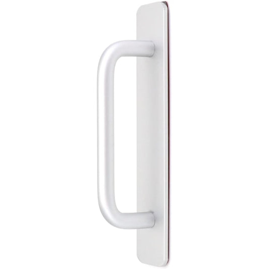 2pcs Self-Adhesive Aluminum Alloy Door Handle Push-Pull Sliding Door Handle Without Drilling for Gate Cabinet Toilet, 150 x 25mm