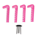 Skate Guards for Hockey Skate Blade Protectors Non-Slip Adjustable Soft Plastic 4 pcs for Home.