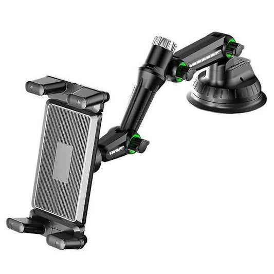 Tablet Holder for iPad Pro Air 4-13 inch Compatible with Car SUV Truck Long Arm Suction Cup Mount Windshield Window Black.