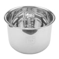 Stainless Steel Pressure Cooker Inner Pot 6L Compatible with Rice Cooker.