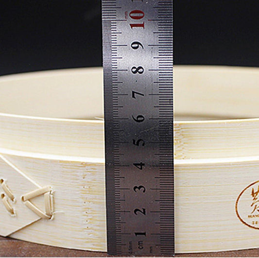Natural Bamboo Steamer Heightening Ring Deep Steamer 7-13inch Bamboo Steamerâs Circle to Add Height, Increase Steamer Height of 4 CM.