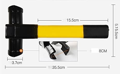 Steering Wheel Lock Strong Heavy Duty Anti-Theft Steering Wheel Lock Anti-Theft Retractable Hook Car Clutch Pedal Lock for Car Truck SUV Van Security with 2 Keys.