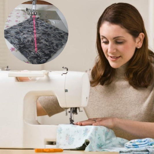 SewPro Laser Vision Guideï¼Sewing Machine Quilting Light , Dot , Straight Line , Crosshair , Innovative Sewing and Quilting Notion for Precise Stitching (Straight Line Sewing Laser), White.