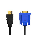 HDMI to VGA Cable 1.8m 1080P Full HD Support PC, Laptop, DVD, HD.