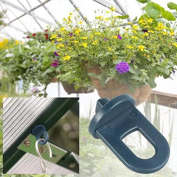 Greenhouse Clamps Set of 50 Strong Grip Eyelets Compatible with Trellis Plant Holder