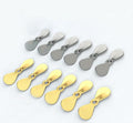 Pack of 100 Large Topwater Propeller Blades Prop Spin Custom Surface Wooden Lure Parts.
