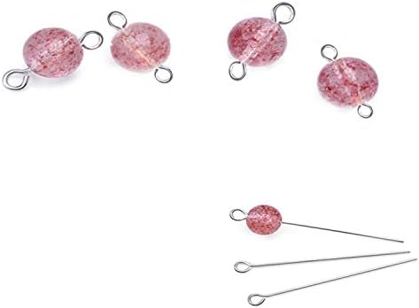 304 Stainless Steel Open Eye Pins for Jewelry Making, 4cm 300pcs Silver.