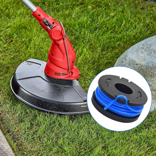 10-Pack String Trimmer Spool for Harbor Freight Bauer 19115C-B 20V Cordless String Trimmer, 0.065" 10Ft Weed Eater Spool Line (8 Line Spool+2 Cap).