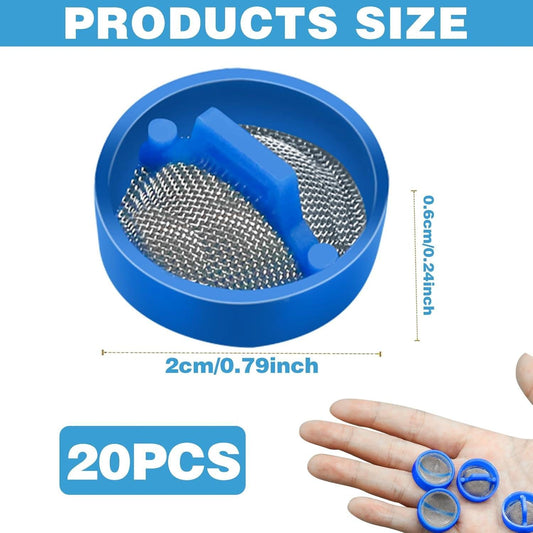 20Pcs Washing Machine Water Filter, Inlet Valve Filter Hose Washer with Screen Inline.