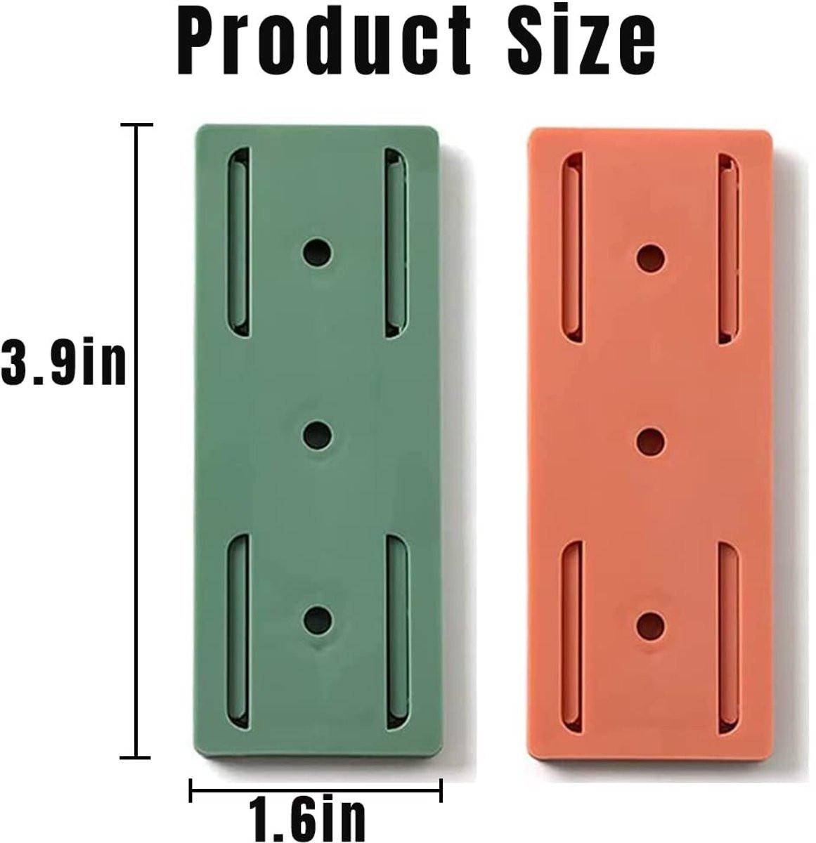 Self-adhesive - Desk socket holder - No perforation - Self-adhesive socket holder - Cable management - No perforation surge protection - Power strip holder bracket (4 pieces).