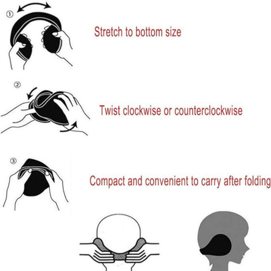 Earmuffs - Fleece Earmuffs - Knitted Earmuffs - Earmuffs for Adults - Warm Earmuffs - Warm Winter Earmuffs - Foldable - Unisex, Suitable for Outdoor Activities (Gray).