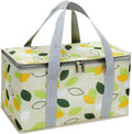 Large Cooler Bag - Picnic Cooler Bag, Lunch Bag - Lined - Keep Warm or Cold - Insulated Cooler Bag for Camping, BBQ, Home, Car & Outdoor Activities.
