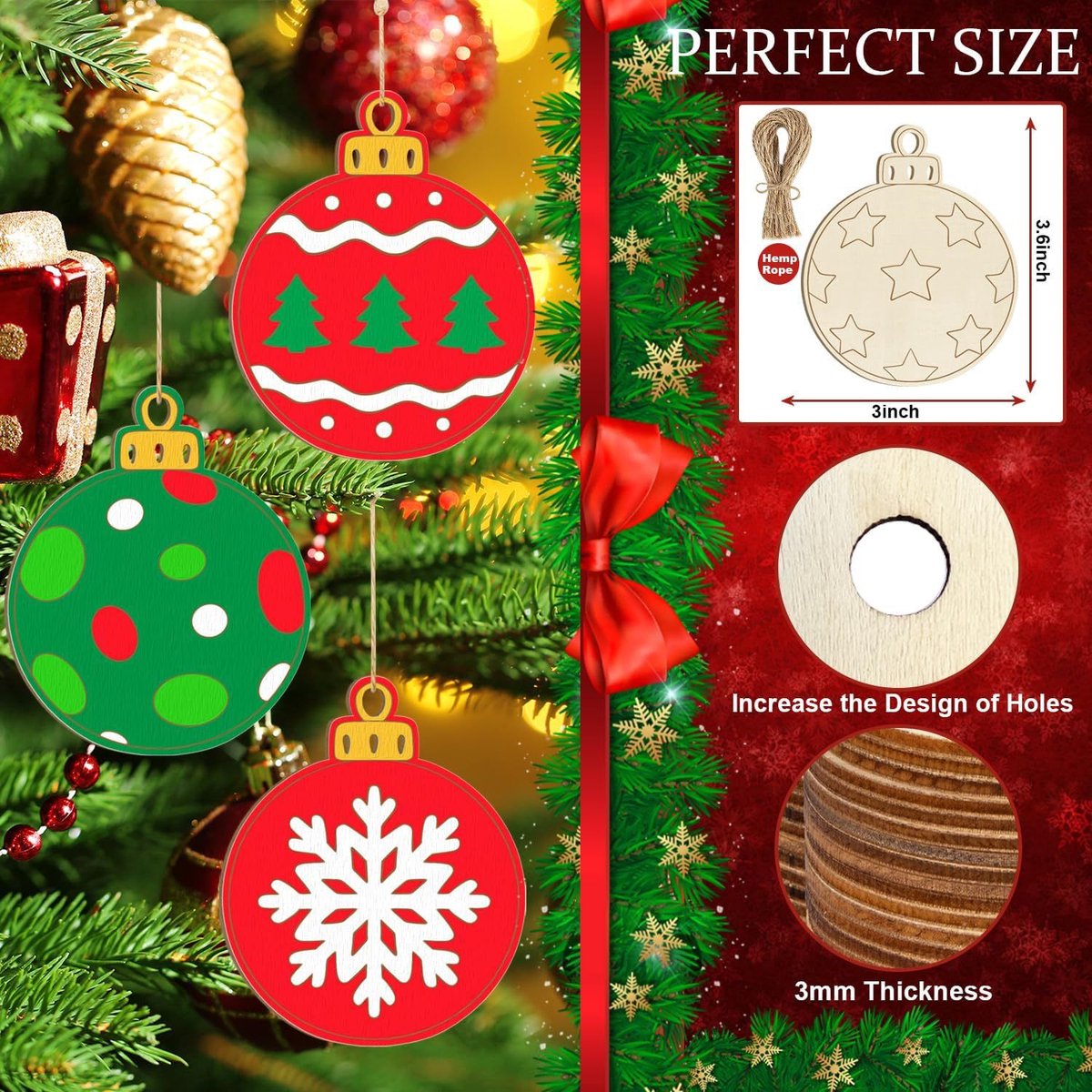 Gift Bags - Santa Claus Gift Bags - Extra Large Gift Bags - Red Christmas Wrapping Bags - For storing holiday gifts, sweets and surprises