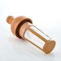 Cold Brew Coffee Pot - 1000 ml Glass Carafe with Infuser - For Iced Coffee & Iced Tea - Easy to Fill and Clean - Khaki.