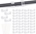 Transparent Cable Clips Self-Adhesive â Cable Organizer â 120 pieces â Cable Tray â Cable Ties â Cable Lock â Desk Organizers â Organizer â Cable Trays â Cable Management â Clips â Ties.