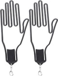 2-Pack Glove Supports - Black Plastic Frame to Prevent Deformation - For Golf & Outdoor Gloves