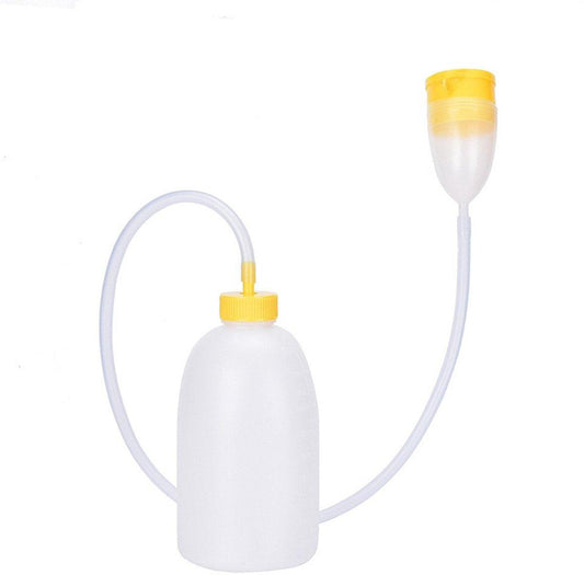 Urinal Men - Pee Bottle Men - Camping Toilet - Plastic - Urinal for Men - Anti-splash Urine Cup - Large 1700ml - Urinal Men with Lid - Reusable - For the Elderly, Hospital, Camping.
