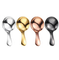 4-pack - small spoons - spoons with short handle - suitable for pots - for salt, sugar, spices, coffee, tea, desserts