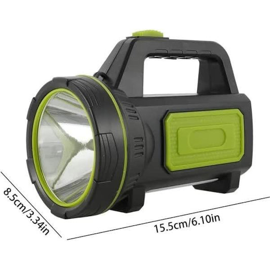 Ultra Powerful LED Flashlight 135000 Lumen USB Rechargeable 6000mAh Waterproof With Side Light for Emergency Hiking Camping Hunting.