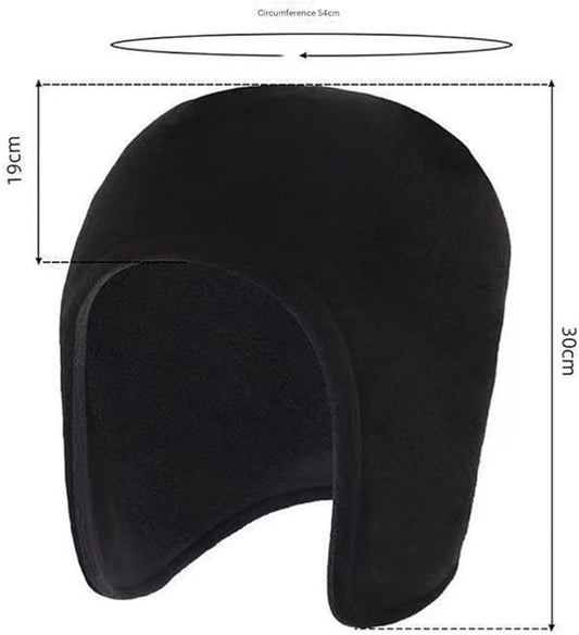 Winter hat for men and women – Thermal, windproof hat with ear flaps, ideal for sleeping, motorcycling and outdoor activities (Blue)