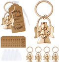 Keychain - Angel pendant for men and women - Baby shower gift - Key ring - Party favor - Souvenir gift - 5 pieces.