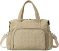 Sports Bag - Waterproof Travel Bag - 24 Liter Carry Bag - Zippered - Lightweight & Durable - Suitable for Gym, Workout & Travel(Khaki)