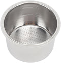 Coffee filter basket - Suitable for semi-automatic coffee machine Filter holder - Durable and high filter precision - 304 stainless steel - 10 pieces.