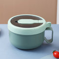 Ramen BBlueowl, Soup Bowls, Microwave Ramen Bowl with Lid, Lunch Box with Lid, Durable and Heat Resistant Bowl for Noodles, Rice, and Soups, Perfect for Home, Office, or School Meals, Z2_Green