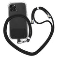 Universal Cell Phone Lanyard,Crossbody Lanyard with Adjustable Nylon Neck Strap for Most Mobile Phone Black