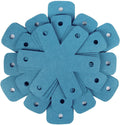 Pot Pan Protectors, Set of 12 and 4 Different Sizes, Larger & Thicker Pan Pot Separator Pads for Stacking and Protecting Your Cookware Cyan