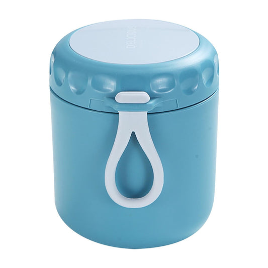 Aufmer Food Warm Thermal Leakproof Vacuum Stainless Reusable Lunch Box Light Blue◈18 OZ