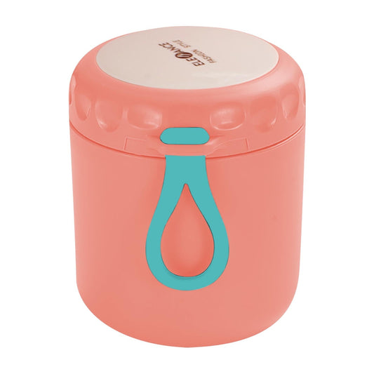 Aufmer Food Warm Thermal Leakproof Vacuum Stainless Reusable Lunch Box Pink◈18 OZ