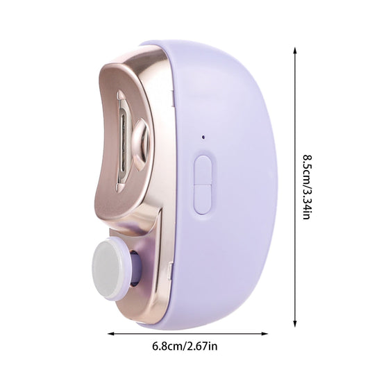 Toenail Grinder for Thick Toenails Human Electric Nail Clipper Automatic Nail Trimmer 2 In 1 Nail & Remover For Hands & Feet Ideal For Elderly & Kids One Size Purple