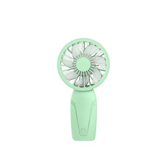 PALIFEUR Mini Handheld Fan, Cute Lightweight Portable Fan, USB Charging Mini Fan for Girl & Women Summer Gift, 3 Speed Small Hand Fan for Travel School Home Beach, 5.9x2.95 Inch Green