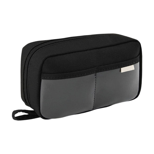 PALIFEUR Pencil Case Large Capacity Pencil Pouch, Multi-layer Aesthetic Pen Bag, Sturdy Multifunctional Pencil Bag, Pencil Box, Sky Blue Z-5-Black