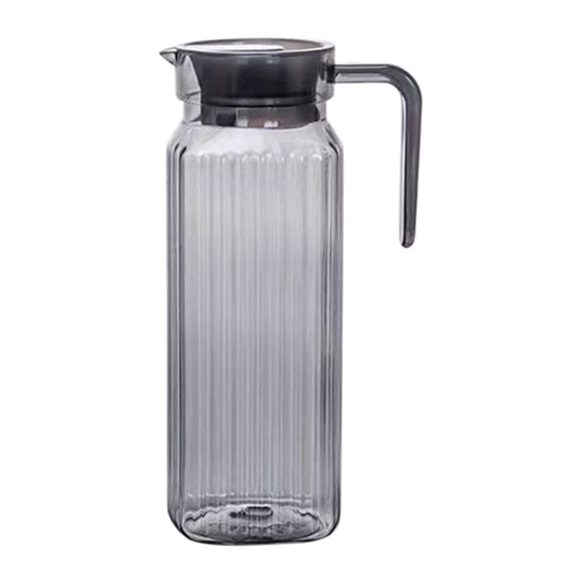 PALIFEUR Water Pitcher with Lid, 2 L Plastic Pitcher for Tea & Juice Water, Hot/Cold Water Jug, Tea Pitcher, Juice Pitcher, 13.5 x 7.2 x 4.7 Inch Z-3-Gray