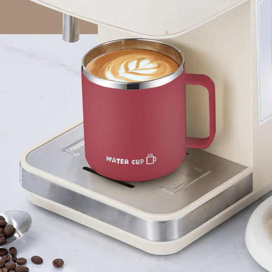 Insulated Coffee Mug with Handle & Lid - 17oz Stainless Steel Travel Tumbler, Double Wall Vacuum (Black) by PALIFEUR 08_【Leak-Proof Upgrade】 360° Spill-Proof Sealed Coffee Mug