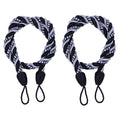 LSLJS Curtain Tiebacks Clearance Under $5! Curtain Holdbacks, 2PCS Curtain Tie Backs for Curtains, Ropes Tie Backs for Curtain Cord Buckle Tiebacks Tie Backs Beige Black